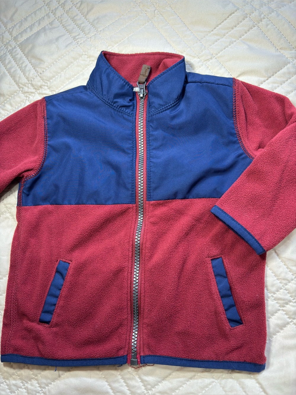 Carter’s 18M Red and Blue Fleece Jacket